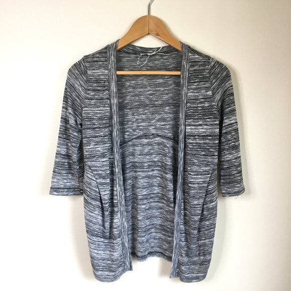 Urban‎ outfitters kimchi blue Marble Print Open Front Cardigan Knit Top Womens S - Picture 1 of 4